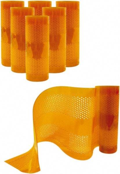 Aleco - Amber Replacement Vinyl Strip Standard Dock Curtain Strips - 12" Wide x 9' Long x 1/8" Thick, PVC - Apex Tool & Supply