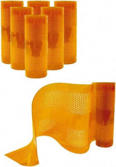 Aleco - Amber Replacement Vinyl Strip Standard Dock Curtain Strips - 12" Wide x 9' Long x 1/8" Thick, PVC - Apex Tool & Supply