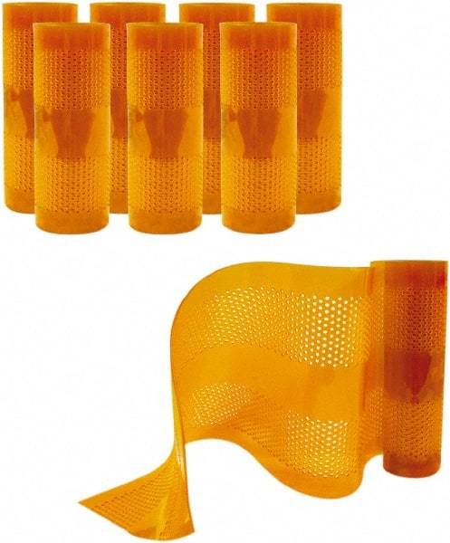Aleco - Amber Replacement Vinyl Strip Standard Dock Curtain Strips - 12" Wide x 8' Long x 1/8" Thick, PVC - Apex Tool & Supply