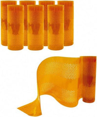 Aleco - Amber Replacement Vinyl Strip Standard Dock Curtain Strips - 12" Wide x 8' Long x 1/8" Thick, PVC - Apex Tool & Supply