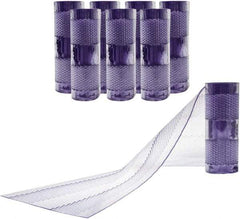 Aleco - Clear Replacement Vinyl Strip Standard Dock Curtain Strips - 12" Wide x 8' Long x 1/8" Thick, PVC - Apex Tool & Supply