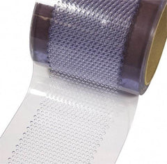 Aleco - Clear Replacement Vinyl Strip Standard Dock Curtain Strips - 12" Wide x 75' Long x 1/8" Thick, PVC - Apex Tool & Supply