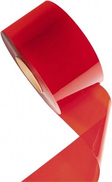 Aleco - Orange Replacement Vinyl Strip Standard Dock Curtain Strips - 48" Wide x 60' Long x 0.08" Thick, PVC - Apex Tool & Supply
