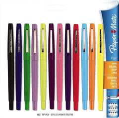 Paper Mate - Medium Porous Point Pen - Assorted Colors - Apex Tool & Supply