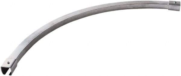 TMI, LLC - 3' Long Galvanized Steel Dock Strip Door Mounting Hardware - Use with Industrial Curtain Kit - Apex Tool & Supply