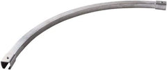TMI, LLC - 3' Long Galvanized Steel Dock Strip Door Mounting Hardware - Use with Industrial Curtain Kit - Apex Tool & Supply