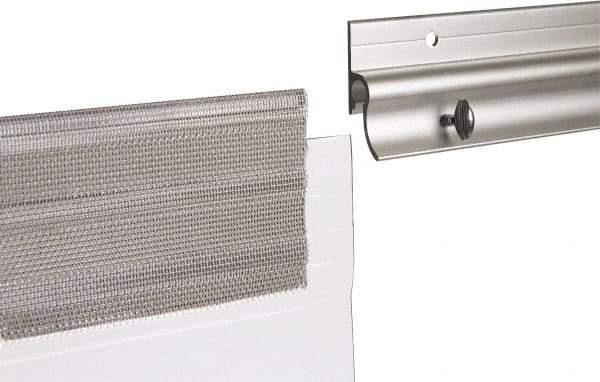 TMI, LLC - 5' Long Aluminum Dock Strip Door Mounting Hardware - Use with Premium Strip Door Kit - Apex Tool & Supply
