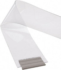 TMI, LLC - Clear Smooth with Reinforced Bonded Bead Replacement Strips, Armor Bond Dock Curtain Strips - 8" Wide x 8' Long x 0.08" Thick, PVC - Apex Tool & Supply