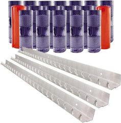 Aleco - 12' Door Width x 12' Door Height PVC Clear Smooth Anti-Insect Strip Door Kit - Clear - Apex Tool & Supply