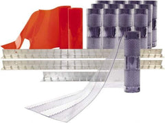 Aleco - 10' Door Width x 10' Door Height PVC Clear Smooth Anti-Insect Strip Door Kit - Clear - Apex Tool & Supply