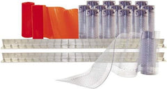 Aleco - 8' Door Width x 8' Door Height PVC Clear Smooth Anti-Insect Strip Door Kit - Clear - Apex Tool & Supply