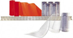 Aleco - 4' Door Width x 7' Door Height PVC Clear Smooth Anti-Insect Strip Door Kit - Clear - Apex Tool & Supply