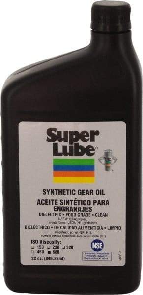 Synco Chemical - Plastic Bottle, Synthetic Gear Oil - -40°F to 450°F, 680 St Viscosity at 40° C, ISO 680 - Apex Tool & Supply