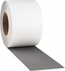 PRO-SAFE - Gray Solid Color Anti-Slip Vinyl Tape - 4" Wide x 60' Long, General Traffic - Apex Tool & Supply