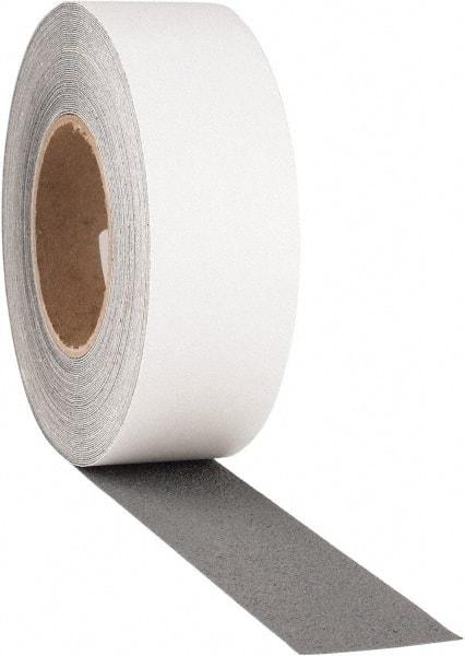 PRO-SAFE - Gray Solid Color Anti-Slip Vinyl Tape - 2" Wide x 60' Long, General Traffic - Apex Tool & Supply