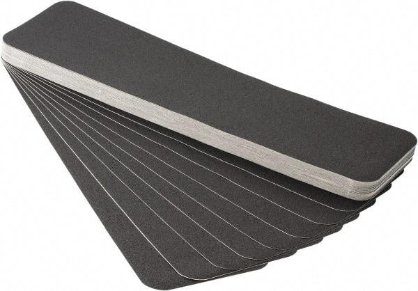 PRO-SAFE - Black Solid Color Anti-Slip Vinyl Tape - 6" Wide x 2' Long, General Traffic - Apex Tool & Supply