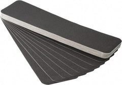 PRO-SAFE - Black Solid Color Anti-Slip Vinyl Tape - 6" Wide x 2' Long, General Traffic - Apex Tool & Supply