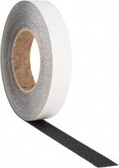 PRO-SAFE - Black Solid Color Anti-Slip Vinyl Tape - 1" Wide x 60' Long, General Traffic - Apex Tool & Supply