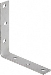 National Mfg. - 5" Long x 1" Wide, Galvanized Steel, Corner Brace - Galvanized - Apex Tool & Supply