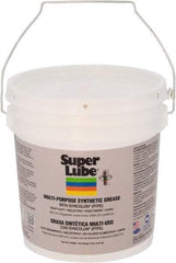 Synco Chemical - 5 Lb Pail Synthetic Lubricant w/PTFE General Purpose Grease - Translucent White, Food Grade, 450°F Max Temp, NLGIG 0, - Apex Tool & Supply