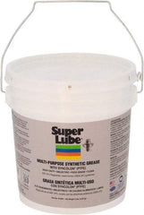 Synco Chemical - 5 Lb Pail Synthetic Lubricant w/PTFE General Purpose Grease - Translucent White, Food Grade, 450°F Max Temp, NLGIG 1, - Apex Tool & Supply