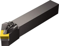 Sandvik Coromant - DSSN, Left Hand Cut, 45° Lead Angle, 3/4" Shank Height x 3/4" Shank Width, Negative Rake Indexable Turning Toolholder - 4.8276" OAL, SNMG 12 04 08 Insert Compatibility, Series T-Max P - Apex Tool & Supply
