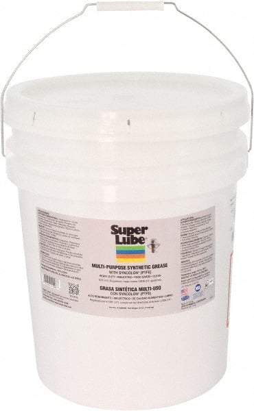 Synco Chemical - 30 Lb Pail Synthetic Lubricant w/PTFE General Purpose Grease - Translucent White, Food Grade, 450°F Max Temp, NLGIG 000, - Apex Tool & Supply