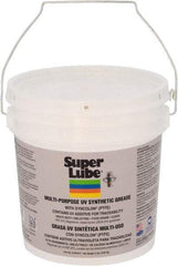 Synco Chemical - 5 Lb Pail Synthetic Lubricant w/PTFE General Purpose Grease - Translucent White, Food Grade, 450°F Max Temp, NLGIG 2, - Apex Tool & Supply