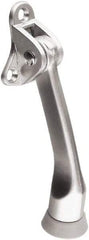 National Mfg. - 4" Projection Kickdown Door Stop - Door Mount, Satin Chrome Finish - Apex Tool & Supply