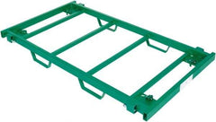 Greenlee - 50-1/4" Long x 28-1/4" Wide x 4-5/8" High, Cart Base Unit - 2,500 Lb Capacity - Apex Tool & Supply