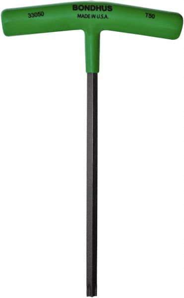 Bondhus - T50 Torx Key - T-Handle Cushion Grip, 212mm OAL - Apex Tool & Supply