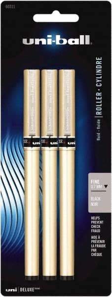 Uni-Ball - Roller Ball 0.7mm Stick Pen - Black - Apex Tool & Supply