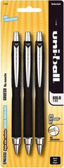 Uni-Ball - Roller Ball 1mm Retractable Pen - Black - Apex Tool & Supply