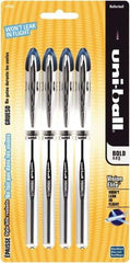 Uni-Ball - Roller Ball 0.8mm Stick Pen - Blue & Black - Apex Tool & Supply