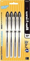 Uni-Ball - Roller Ball 0.8mm Stick Pen - Black - Apex Tool & Supply