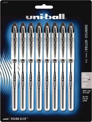 Uni-Ball - Roller Ball 0.8mm Stick Pen - Black - Apex Tool & Supply