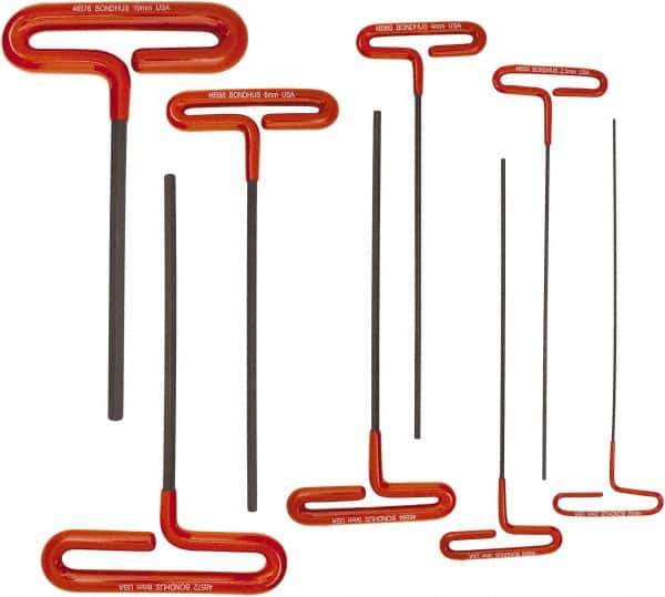 Bondhus - 5/32" Hex, Long Arm, Hex Key - 107mm OAL, Inch System of Measurement - Apex Tool & Supply