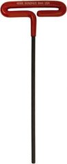 Bondhus - 6mm Hex, T-Handle Cushion Grip, Hex Key - 250mm OAL, Metric System of Measurement - Apex Tool & Supply
