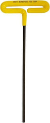 Bondhus - 7/32" Hex, T-Handle Cushion Grip, Hex Key - 249mm OAL, Inch System of Measurement - Apex Tool & Supply