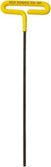 Bondhus - 5/32" Hex, T-Handle Cushion Grip, Hex Key - 246mm OAL, Inch System of Measurement - Apex Tool & Supply