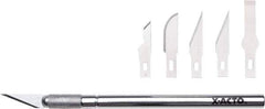 X-ACTO - Stainless Steel Hobby Knife with 5 Blades - #11 Blade - Apex Tool & Supply