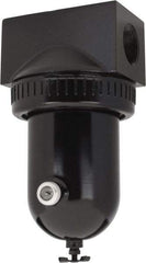PRO-SOURCE - 400 CFM Oil/Water Condensate Separation Filter - 1-1/4" 250 psi, Manual Drain - Apex Tool & Supply
