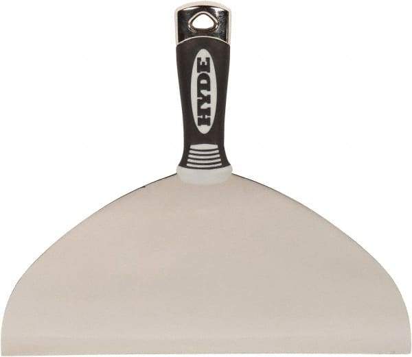 Hyde Tools - 10" Wide Flexible Blade Stainless Steel Joint Knife - Flexible, Plastic Handle - Apex Tool & Supply