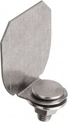 National Mfg. - Galvanized, Box Rail End Cap - Use with Round Rail - Apex Tool & Supply