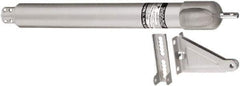 National Mfg. - Light-Medium-Duty Door Closer to Hold Open Manual Damper - Aluminum Finish - Apex Tool & Supply