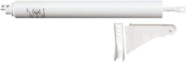 National Mfg. - 11-1/4" Closer Body Length, Storm & Screen Door Closer Manual Damper - White Finish - Apex Tool & Supply