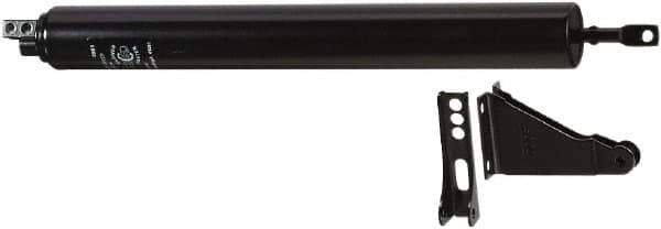 National Mfg. - 11-1/4" Closer Body Length, Storm & Screen Door Closer Manual Damper - Black Finish - Apex Tool & Supply