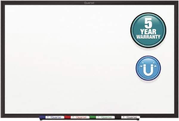 Quartet - 36" High x 60" Wide Magnetic Dry Erase Board - Steel, Includes Mounting Kit & Dry-Erase Marker - Apex Tool & Supply