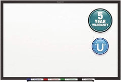Quartet - 36" High x 60" Wide Magnetic Dry Erase Board - Steel, Includes Mounting Kit & Dry-Erase Marker - Apex Tool & Supply