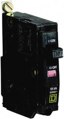 Square D - 10 Amp, 240 VAC, 1 Pole, Bolt On Miniature Circuit Breaker - 14-8 AWG - Apex Tool & Supply
